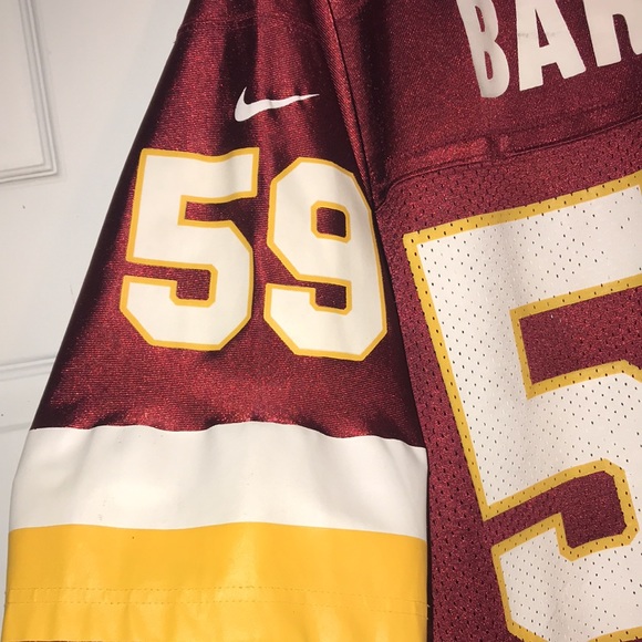 Men’s NFL Signed Redskins Barber Jersey - Picture 7 of 12